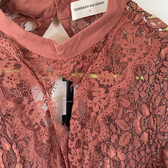 Goodnight Macaroon Merle Frilly Lace Top - Picture 3 of 4